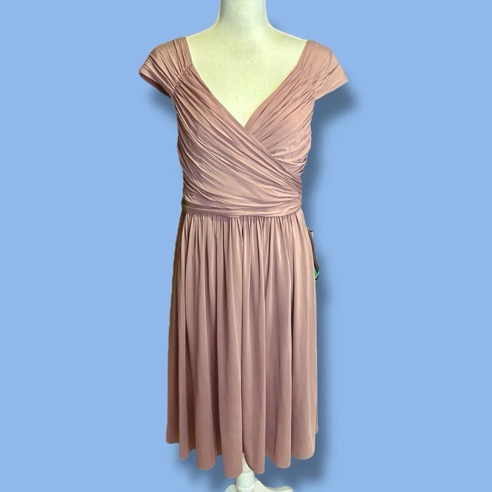 NWT J. Crew ‘Matilda’ Wedding / Bridesmaid Dress in “Wild Mushroom” Size 12